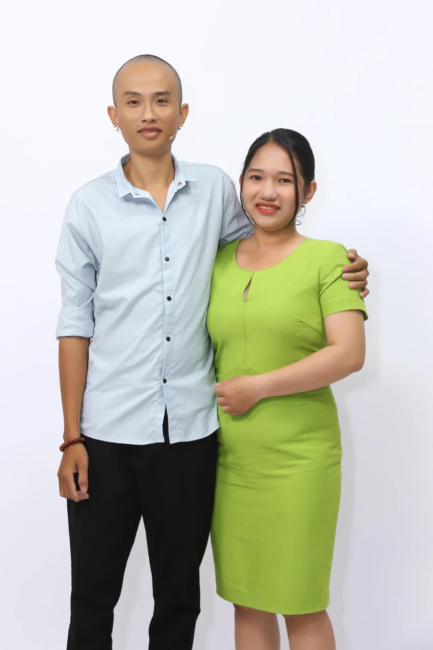 Anh Trường An và vợ. Ảnh: CTCC Anh Trường An và vợ. Ảnh: CTCC
