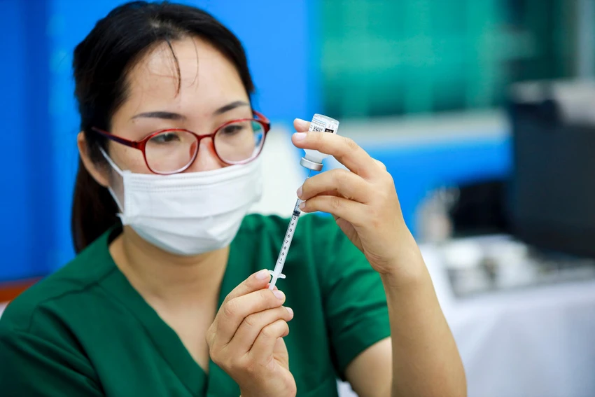 Vắc xin sử dụng tiêm cho trẻ đợt này là Moderna.