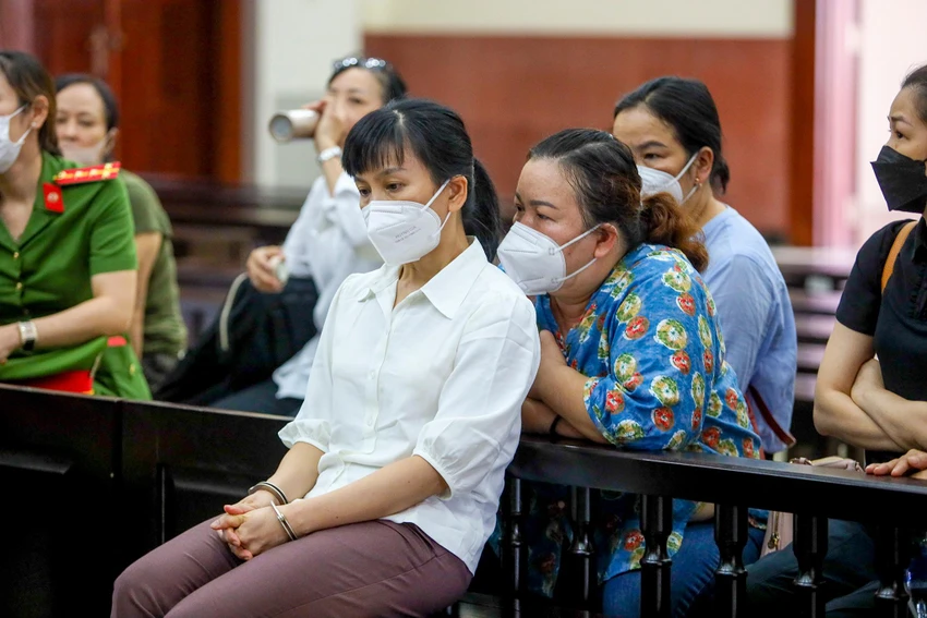 Bị cáo Hồ Thị Thanh Phúc (Cựu Tổng giám đốc SADECO). Bị cáo Hồ Thị Thanh Phúc (Cựu Tổng giám đốc SADECO).