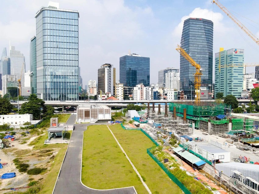 Diện mạo hiện tại của công trình Nhà ga Ba Son. Diện mạo hiện tại của công trình Nhà ga Ba Son.