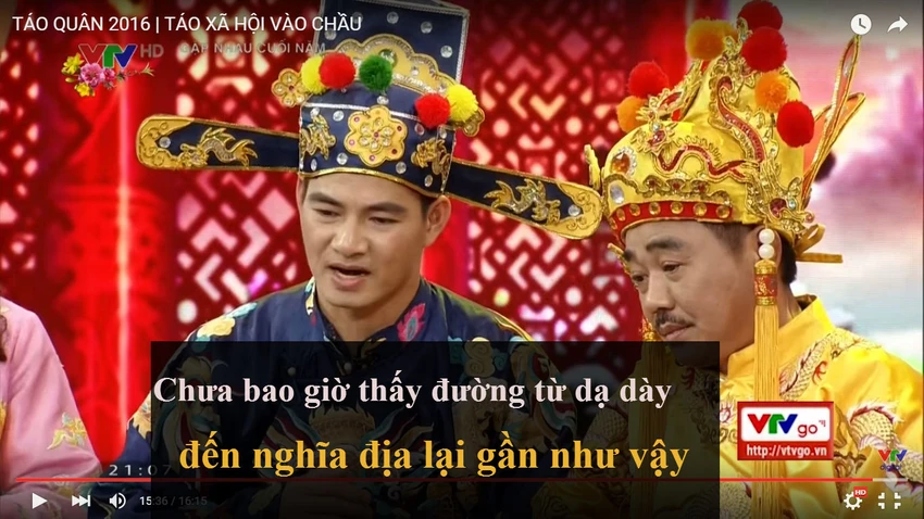 Điểm lại những câu nói cực thâm thúy trong Táo quân 2016 ảnh 13 Điểm lại những câu nói cực thâm thúy trong Táo quân 2016 ảnh 13