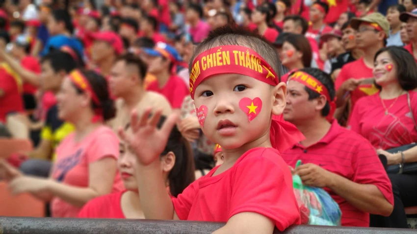 Cổ động viên cả nước tiếp lửa cho Olympic Việt Nam ảnh 13 Cổ động viên cả nước tiếp lửa cho Olympic Việt Nam ảnh 13