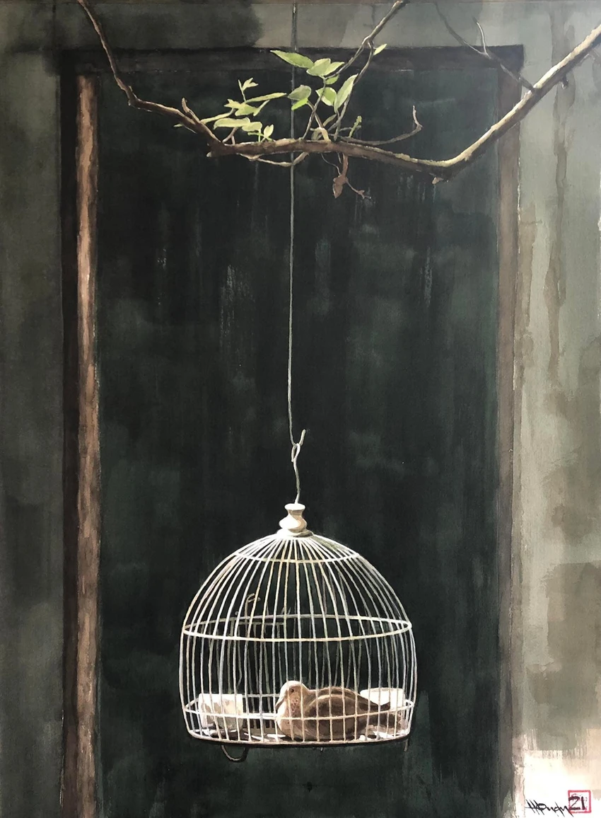 Triển lãm tranh Màu nước Quốc tế mùa thu 2021 ảnh 6 Triển lãm tranh Màu nước Quốc tế mùa thu 2021 ảnh 6