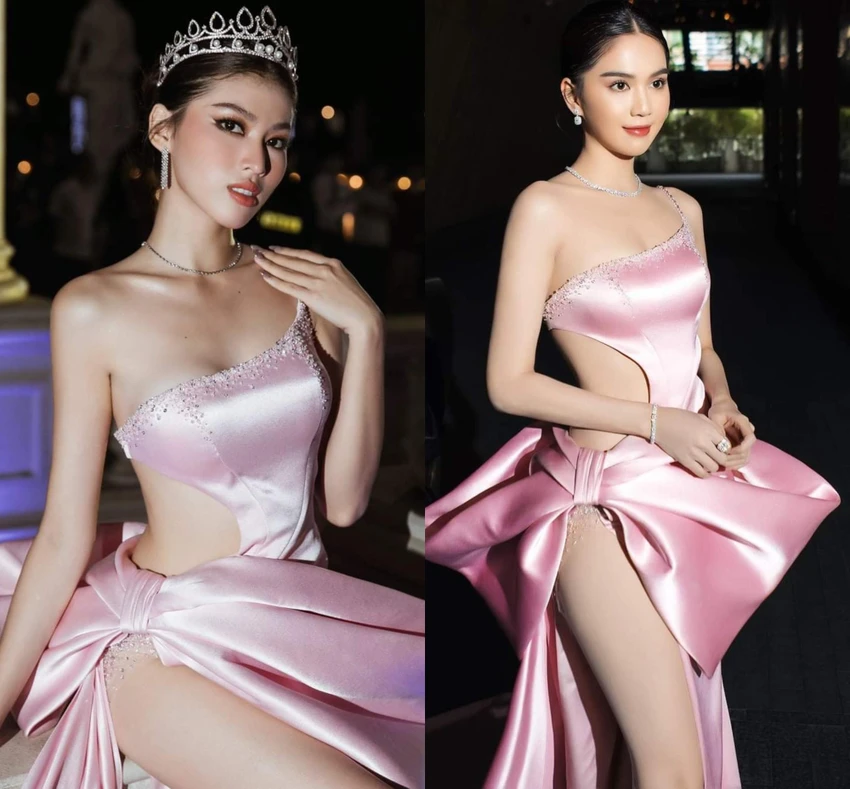 Ngọc Trinh và Á hậu Ngọc Thảo đụng độ trong trang phục cắt xẻ táo bạo. Hình ảnh Ngọc Thảo sexy táo bạo vậy khiến fan sắc đẹp bất ngờ. Ngọc Trinh và Á hậu Ngọc Thảo đụng độ trong trang phục cắt xẻ táo bạo. Hình ảnh Ngọc Thảo sexy táo bạo vậy khiến fan sắc đẹp bất ngờ.