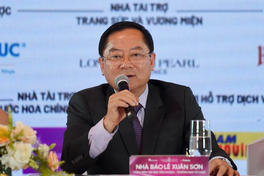 Nhà báo Lê Xuân Sơn - Tổng Biên tập báo Tiền Phong. ẢNH: TP Nhà báo Lê Xuân Sơn - Tổng Biên tập báo Tiền Phong. ẢNH: TP