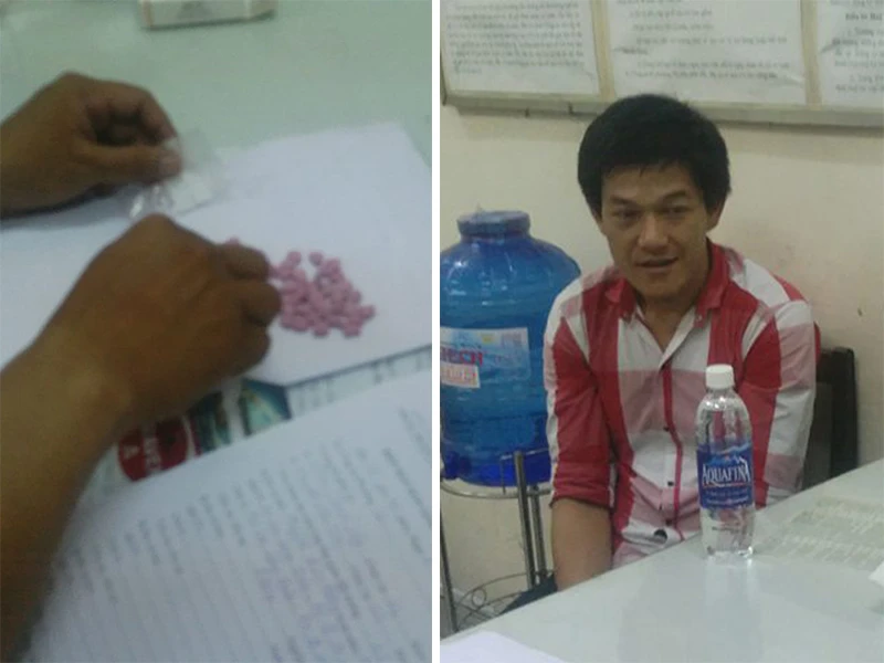 Hoàng khai mình đang đi giao thuốc cho một quán bar thì bị phát hiện