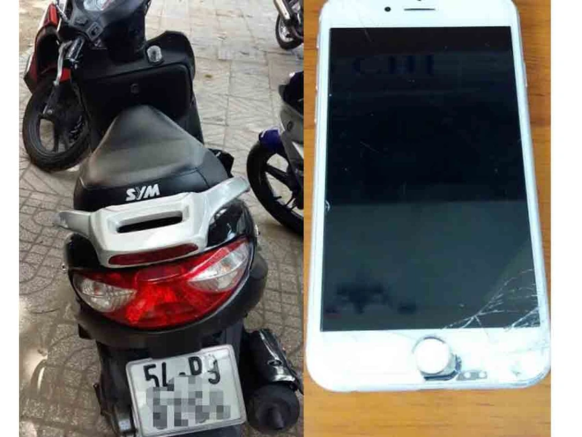 Đặc nhiệm đạp văng xe tên cướp giật vào lề đường ảnh 2 Đặc nhiệm đạp văng xe tên cướp giật vào lề đường ảnh 2