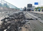 Truy tìm xe làm đổ bùn ra Quốc lộ 1 gây tai nạn giữa 2 ô tô