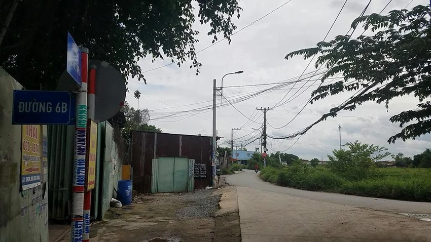 Khu vực chiếc xe ba gác bị trộm bất thành. Ảnh: HT Khu vực chiếc xe ba gác bị trộm bất thành. Ảnh: HT