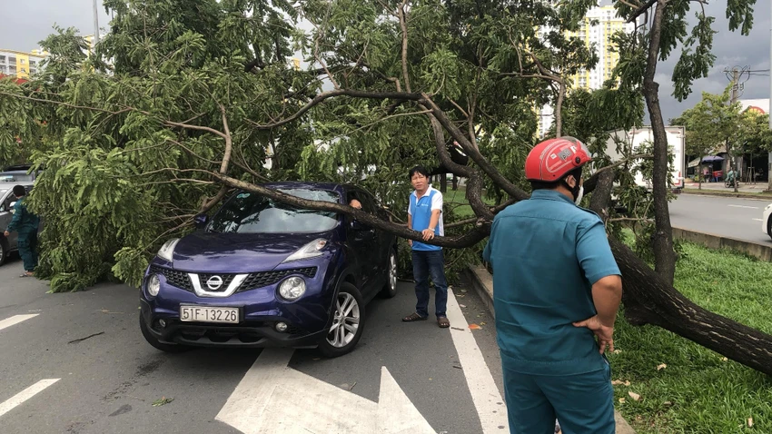 Vụ việc khiến ba xe ô tô hưng hỏng. Ảnh: HT Vụ việc khiến ba xe ô tô hưng hỏng. Ảnh: HT