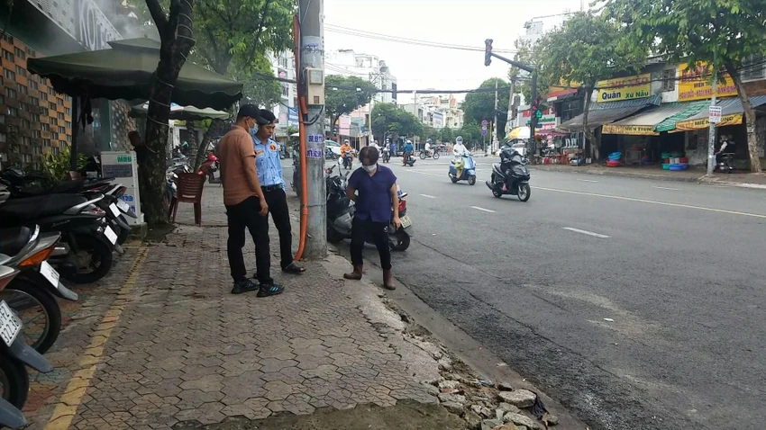Hiện trường nơi xảy ra vụ việc. Ảnh: HT