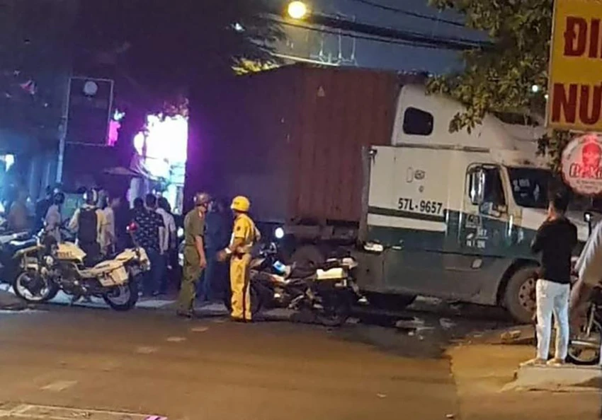 Hiện trường vụ tai nạn được đăng tải trên mạng xã hội. Ảnh chụp màn hình Hiện trường vụ tai nạn được đăng tải trên mạng xã hội. Ảnh chụp màn hình
