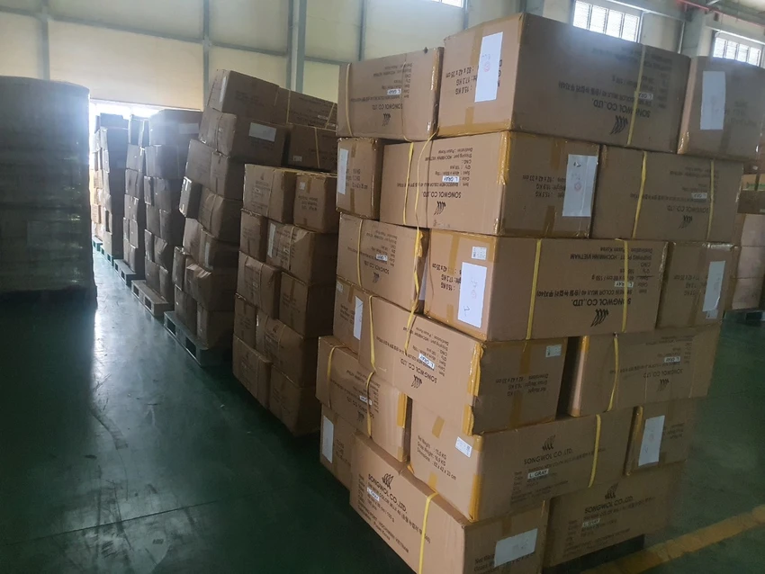 Số hàng hóa đã được công an thu hồi phục vụ điều tra. Ảnh: CA Số hàng hóa đã được công an thu hồi phục vụ điều tra. Ảnh: CA
