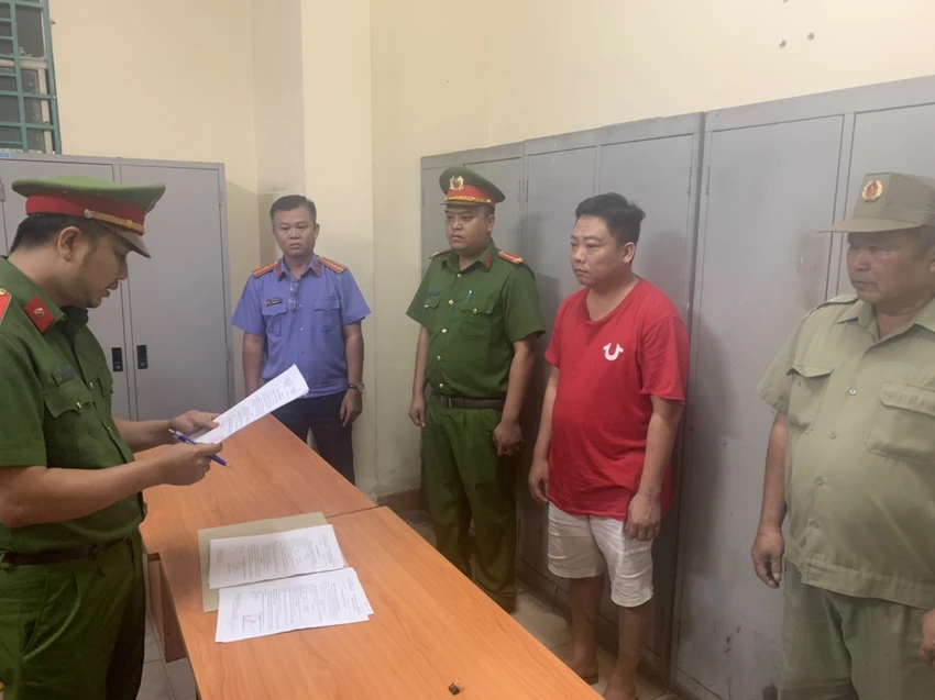 Võ Minh Điền bị khởi tố, bắt giam về tội gây rối trật tự công cộng. Ảnh: CA Võ Minh Điền bị khởi tố, bắt giam về tội gây rối trật tự công cộng. Ảnh: CA
