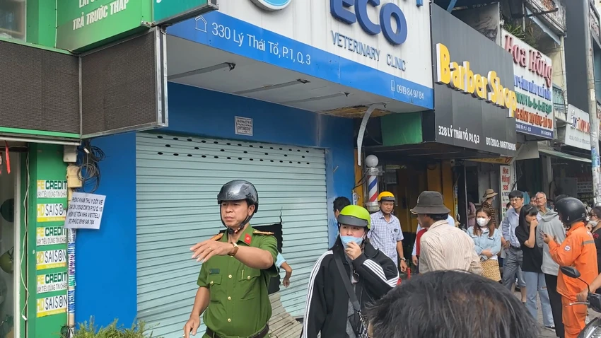 Hiện nguyên nhân vụ cháy đang được điều tra. Ảnh: HT Hiện nguyên nhân vụ cháy đang được điều tra. Ảnh: HT