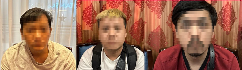 3 người bị công an khởi tố, bắt giam. Ảnh: CA