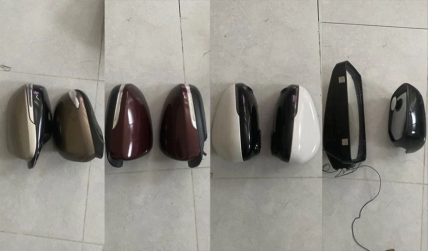 Công an hiện đang tìm chủ của các kính xe hơi được phát hiện. Ảnh: CA Công an hiện đang tìm chủ của các kính xe hơi được phát hiện. Ảnh: CA