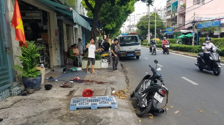 Hiện trường vụ tại nạn. Ảnh: HT Hiện trường vụ tại nạn. Ảnh: HT