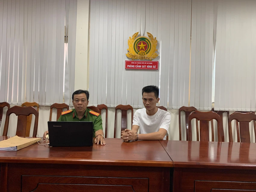Khanh hiện đã bị khởi tố, bắt giam bốn tháng để điều tra. Ảnh: CA Khanh hiện đã bị khởi tố, bắt giam bốn tháng để điều tra. Ảnh: CA