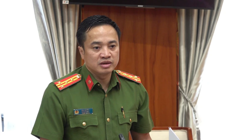 Đại tá Mai Hoàng: ‘Lấy công tác phòng ngừa tội phạm tại các ngân hàng làm trọng yếu’