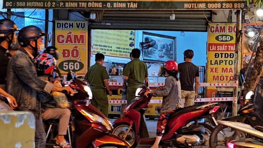 Em trai chủ tiệm cầm đồ bị đâm chết ở Bình Tân
