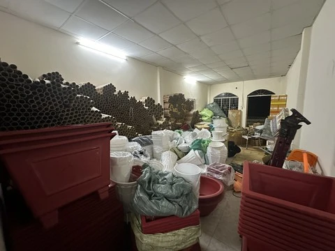 Công an phát hiện nửa tấn tiền chất thuốc nổ để sản xuất pháo ở Gò Vấp