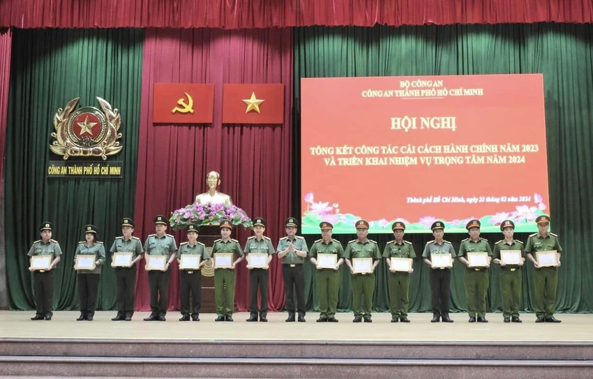 Công an TP.HCM tổng kết công tác cải cách hành chính năm 2023