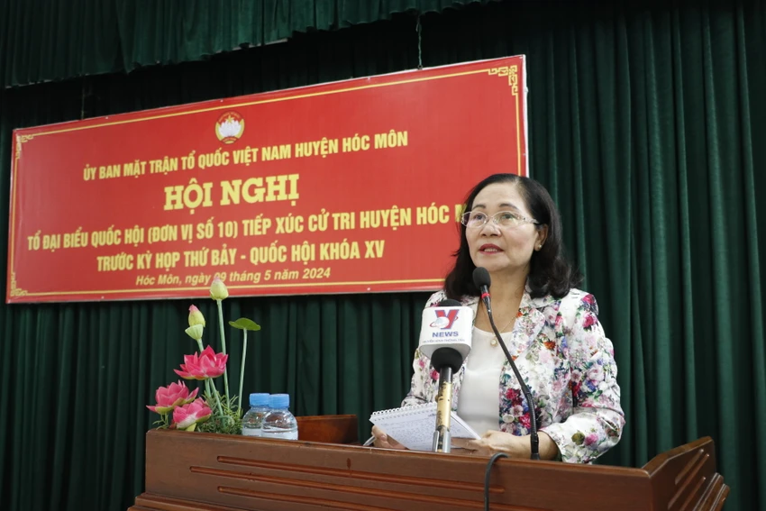 Nhiều cử tri ở Hóc Môn tâm tư về giao thông, giáo dục…