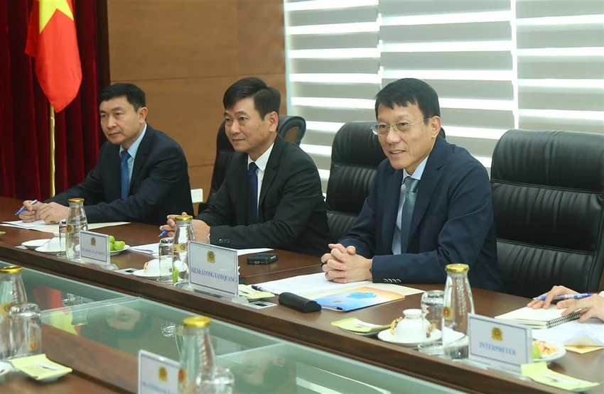 Thượng tướng Lương Tam Quang tiếp Đoàn Hội đồng Công nghiệp Công nghệ thông tin Hoa Kỳ