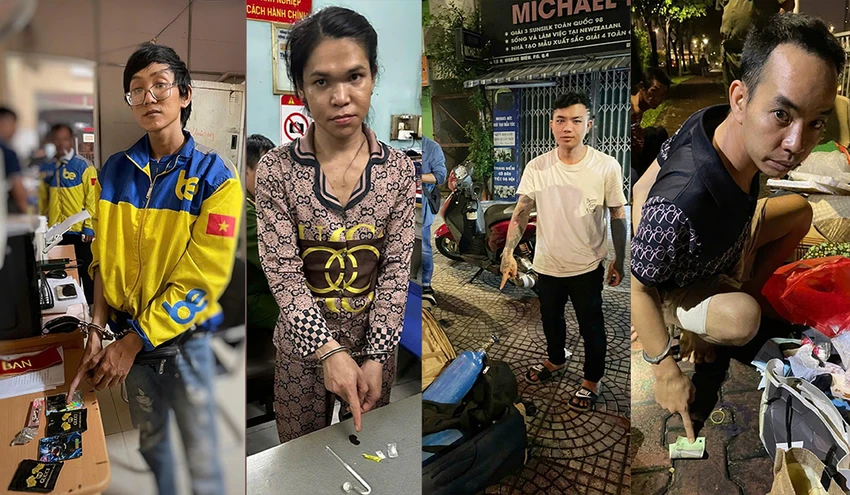 1 tháng Công an Quận 4 bắt 22 vụ, 53 người phạm tội liên quan ma túy