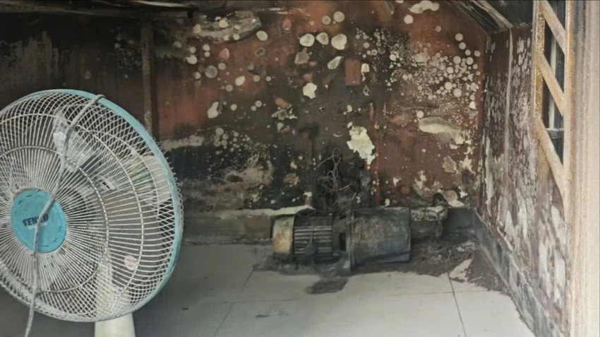 Lửa bao trùm tầng trệt chặn lối thoát của 2 mẹ con trong căn nhà ở phường Tân Sơn Nhì