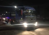 Tông vào container dừng bên đường, 1 thanh niên tử vong
