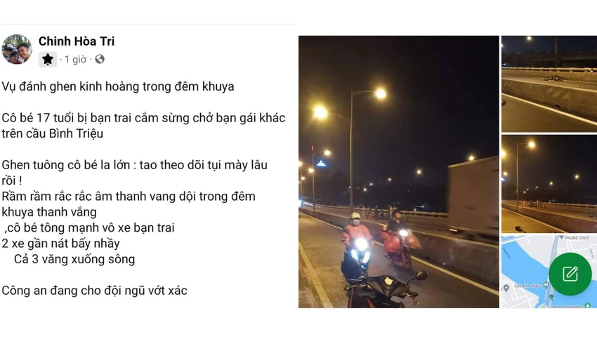 Nội dung bài đăng sai sự thật trên mạng xã hội. Ảnh chụp màn hình Nội dung bài đăng sai sự thật trên mạng xã hội. Ảnh chụp màn hình
