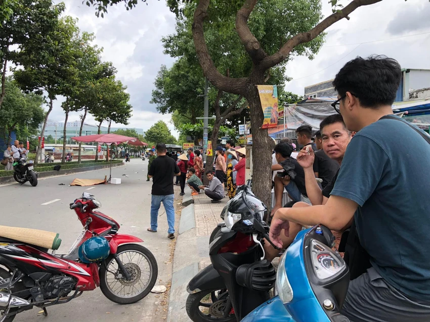 Hiện trường vụ tai nạn. Ảnh: NY Hiện trường vụ tai nạn. Ảnh: NY