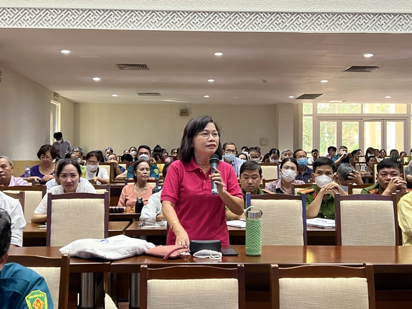 Cử tri Nguyễn Thị Ánh Dung. Ảnh: NY Cử tri Nguyễn Thị Ánh Dung