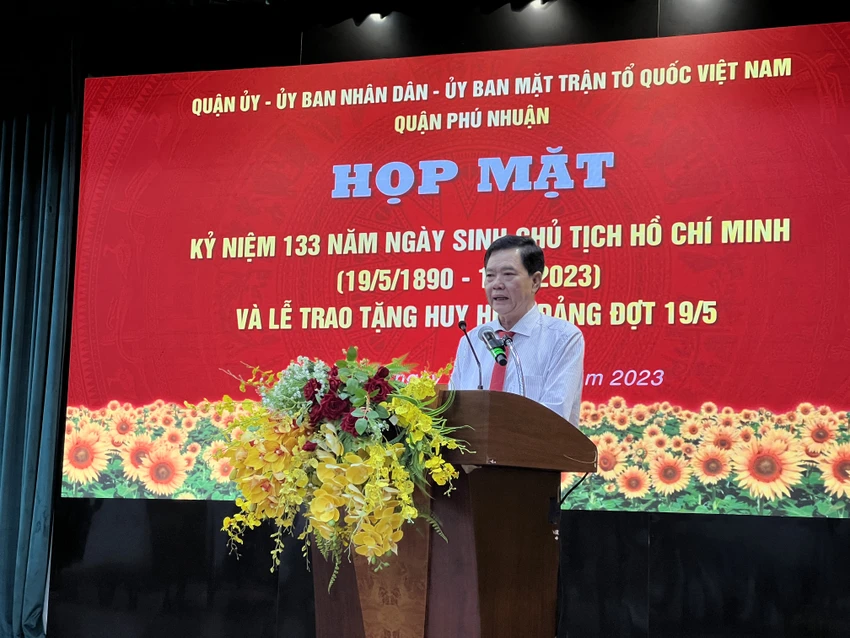 Ông Huỳnh Đăng Linh phát biểu tại buổi lễ. Ảnh: NY Ông Huỳnh Đăng Linh phát biểu tại buổi lễ. Ảnh: NY
