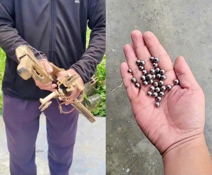 Dùng súng tự chế bắn anh trai rồi mang dao cố thủ trong nhà dân