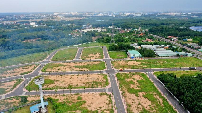 Một góc dự án Khu dân cư Hòa Lân. Ảnh: TL Một góc dự án Khu dân cư Hòa Lân. Ảnh: TL