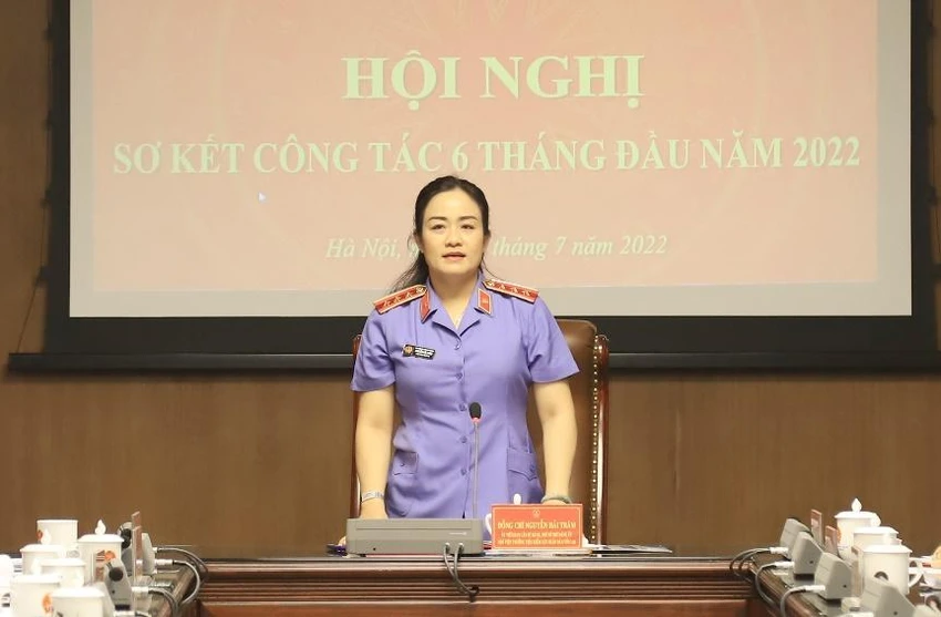 Phó Viện trưởng VKSND Tối cao Nguyễn Hải Trâm, tham dự và chỉ đạo Hội nghị. Ảnh: VKNDTC Phó Viện trưởng VKSND Tối cao Nguyễn Hải Trâm, tham dự và chỉ đạo Hội nghị. Ảnh: VKNDTC
