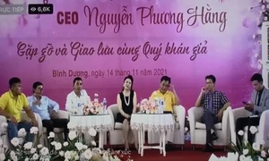 Một buổi livestream của bị can Nguyễn Phương Hằng Một buổi livestream của bị can Nguyễn Phương Hằng