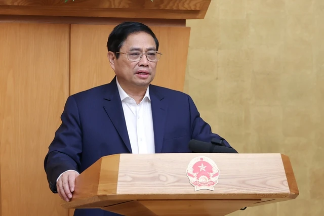 Thủ tướng yêu cầu hoàn thiện đề nghị của Chính phủ về Chương trình xây dựng luật, pháp lệnh năm 2024, điều chỉnh năm 2023. Ảnh: VGP Thủ tướng yêu cầu hoàn thiện đề nghị của Chính phủ về Chương trình xây dựng luật, pháp lệnh năm 2024, điều chỉnh năm 2023. Ảnh: VGP