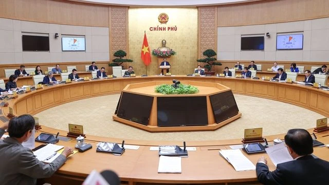 Thủ tướng Phạm Minh Chính chủ trì phiên họp Chính phủ thường kỳ tháng 2-2023. Ảnh: VGP Thủ tướng Phạm Minh Chính chủ trì phiên họp Chính phủ thường kỳ tháng 2-2023. Ảnh: VGP