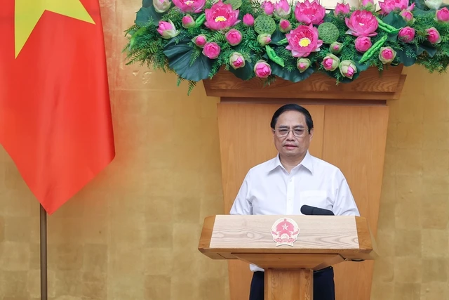 Thủ tướng Phạm Minh Chính chủ trì phiên họp Chính phủ chuyên đề về xây dựng pháp luật tháng 6/2023. Ảnh: VGP Thủ tướng Phạm Minh Chính chủ trì phiên họp Chính phủ chuyên đề về xây dựng pháp luật tháng 6/2023. Ảnh: VGP