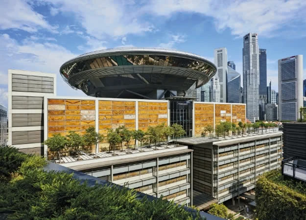 Tòa Thương mại Quốc tế Singapore (SICC). Ảnh: TOÀ ÁN SINGAPORE Toa-thuong-mai-quoc-te.png