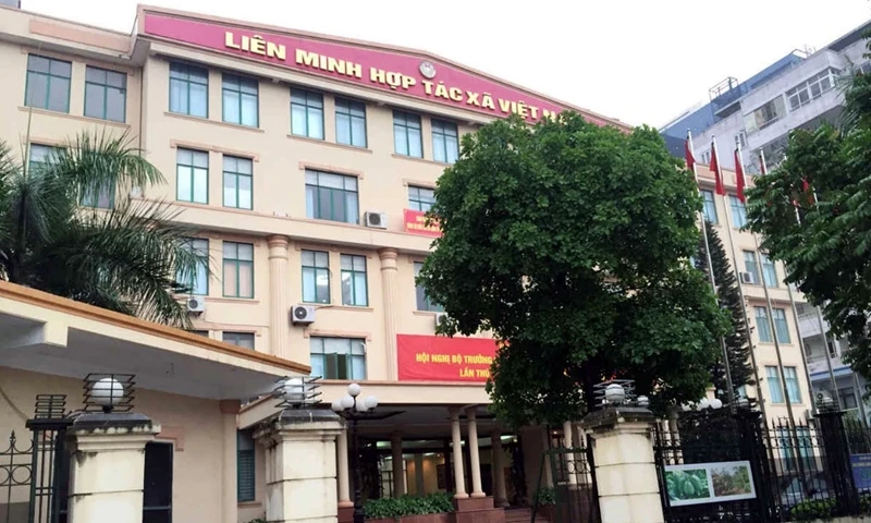 Trụ sở Liên minh HTX Việt Nam tại Hà Nội.