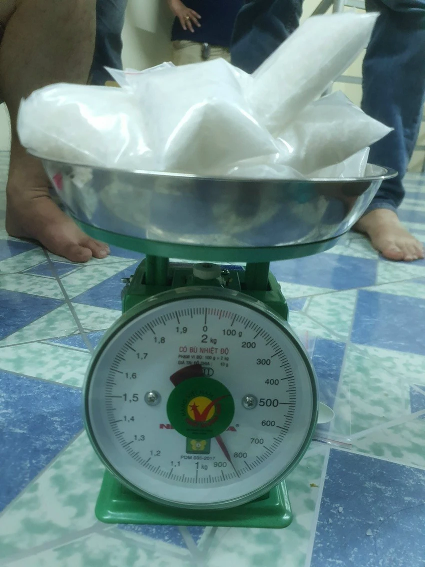 Bắt 2 kẻ mua bán ma tuý số lượng lớn ở Đà Nẵng