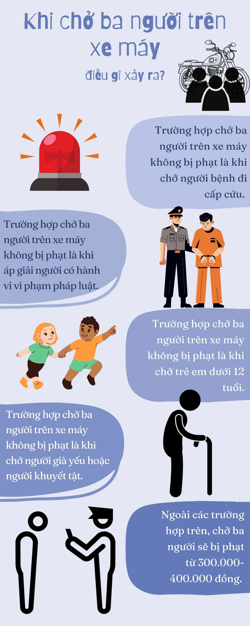 chở ba người