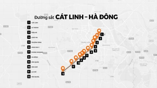 Tàu Cát Linh-Hà Đông 18.000 tỉ chạy thử vào tháng 8 ảnh 2 Tàu Cát Linh-Hà Đông 18.000 tỉ chạy thử vào tháng 8 ảnh 2