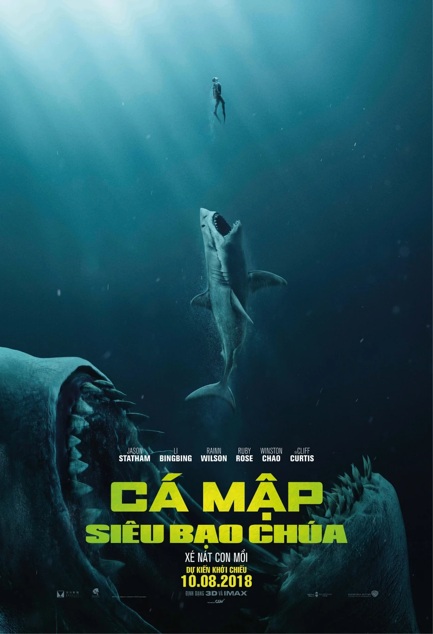 Jason Statham trở lại trong The Meg, đối mặt quái thú khổng lồ ảnh 1