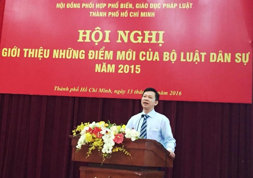 TS Lê Minh Hùng- Báo cáo viên tại Hội nghị